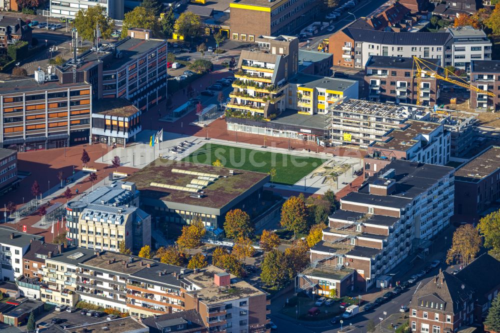 Luftbild Kamp-Lintfort - Stadtzentrum im Innenstadtbereich in Kamp-Lintfort im Bundesland Nordrhein-Westfalen, Deutschland