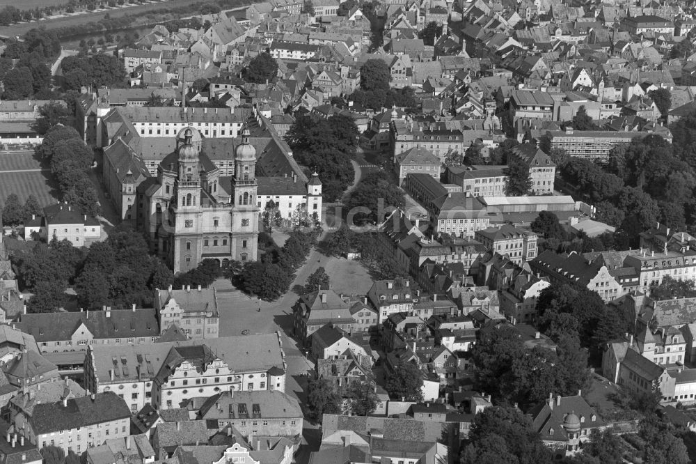 Kempten (Allgäu) von oben - Stadtzentrum im Innenstadtbereich in Kempten (Allgäu) im Bundesland Bayern, Deutschland