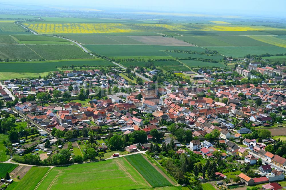 Luftbild Kindelbrück - Stadtzentrum im Innenstadtbereich in Kindelbrück im Bundesland Thüringen, Deutschland