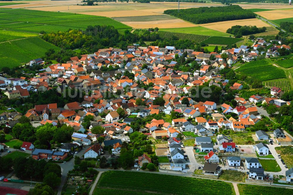 Kolonie von oben - Stadtzentrum im Innenstadtbereich in Kolonie im Bundesland Rheinland-Pfalz, Deutschland