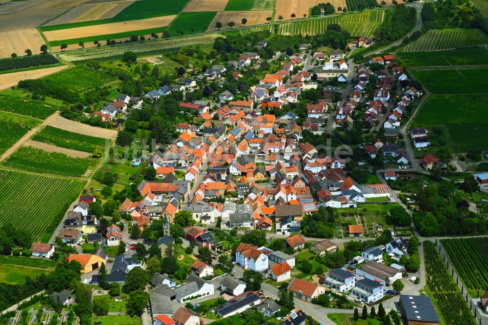 Luftaufnahme Kolonie - Stadtzentrum im Innenstadtbereich in Kolonie im Bundesland Rheinland-Pfalz, Deutschland