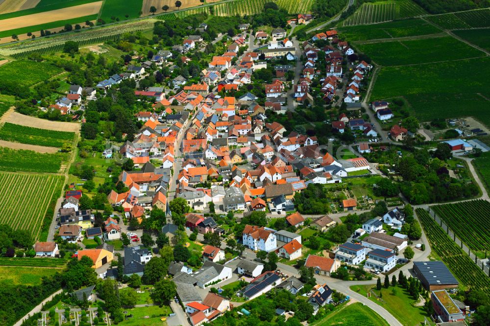 Kolonie von oben - Stadtzentrum im Innenstadtbereich in Kolonie im Bundesland Rheinland-Pfalz, Deutschland