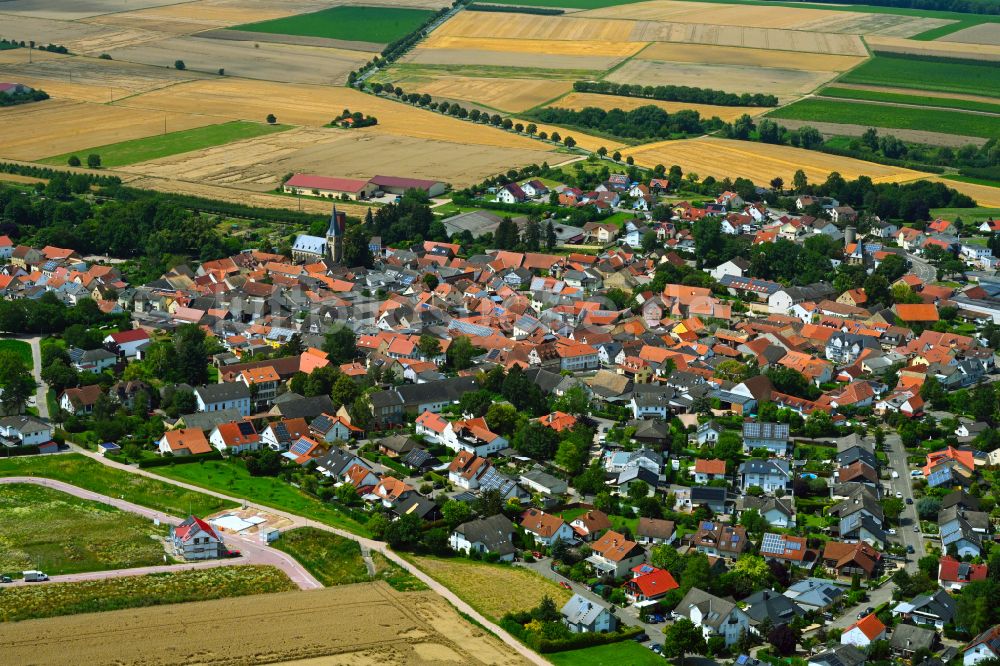 Luftaufnahme Kolonie - Stadtzentrum im Innenstadtbereich in Kolonie im Bundesland Rheinland-Pfalz, Deutschland