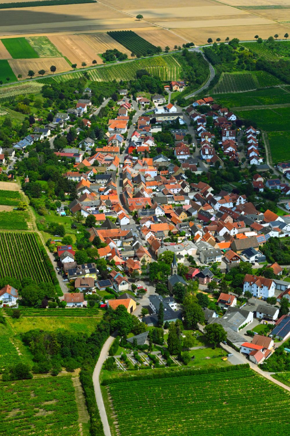 Luftbild Kolonie - Stadtzentrum im Innenstadtbereich in Kolonie im Bundesland Rheinland-Pfalz, Deutschland