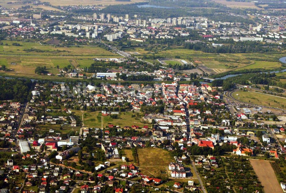 Luftbild Konin - Stadtzentrum im Innenstadtbereich in Konin in Wielkopolskie - Großpolen, Polen