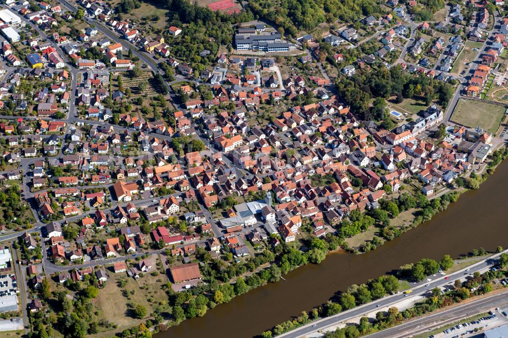 Kreuzwertheim Aus Der Vogelperspektive Stadtzentrum Im Innenstadtbereich In Kreuzwertheim Im