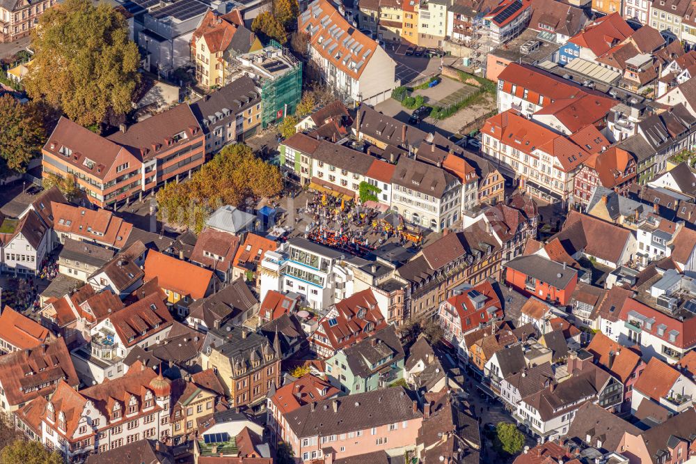 Luftbild Lahr/Schwarzwald - Stadtzentrum im Innenstadtbereich in Lahr/Schwarzwald im Bundesland Baden-Württemberg, Deutschland