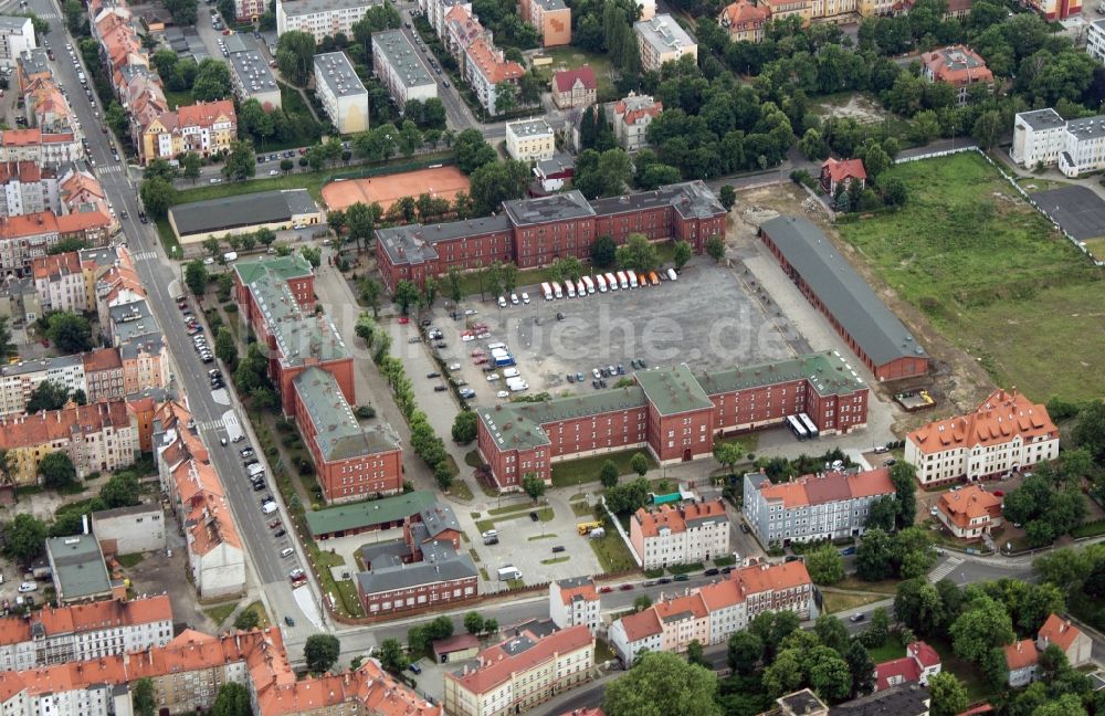 Luftbild Liegnitz Legnica - Stadtzentrum im Innenstadtbereich in Liegnitz Legnica in Niederschlesien, Polen