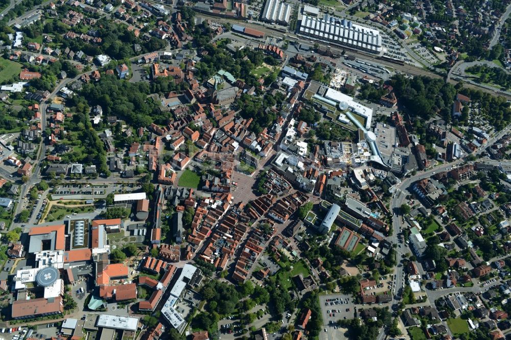 Luftbild Lingen (Ems) - Stadtzentrum im Innenstadtbereich in Lingen (Ems) im Bundesland Niedersachsen