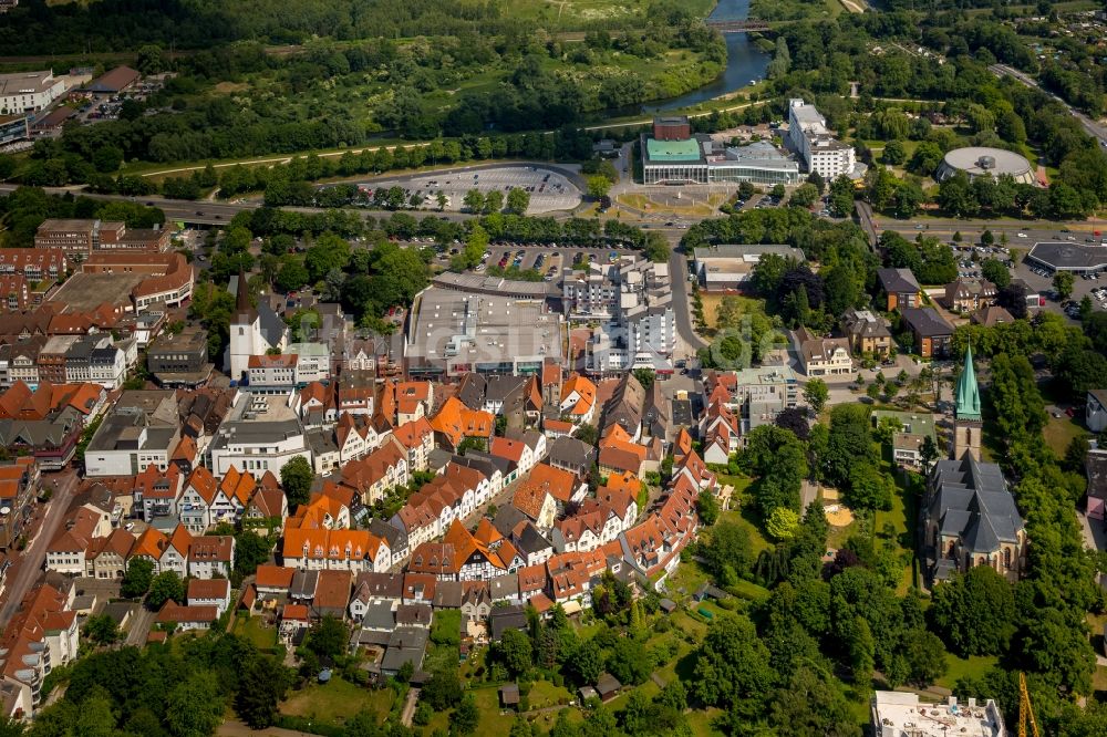 Luftbild Lünen - Stadtzentrum im Innenstadtbereich in Lünen im Bundesland Nordrhein-Westfalen