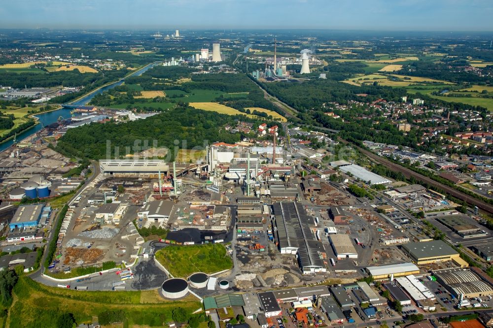 Luftaufnahme Lünen - Stadtzentrum im Innenstadtbereich in Lünen im Bundesland Nordrhein-Westfalen