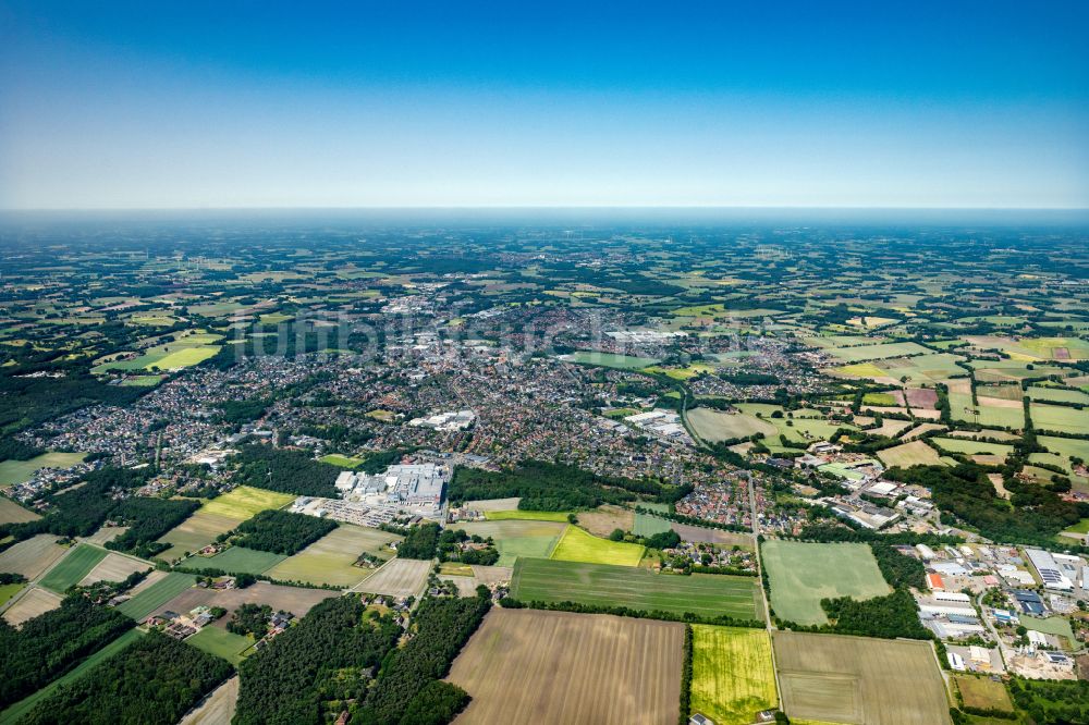 Luftbild Lohne (Oldenburg) - Stadtzentrum im Innenstadtbereich in Lohne (Oldenburg) im Bundesland Niedersachsen, Deutschland