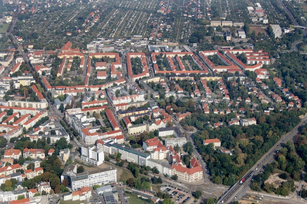 Magdeburg aus der Vogelperspektive: Stadtzentrum im Innenstadtbereich in Magdeburg im Bundesland Sachsen-Anhalt