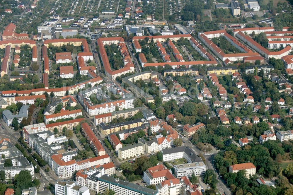 Luftbild Magdeburg - Stadtzentrum im Innenstadtbereich in Magdeburg im Bundesland Sachsen-Anhalt