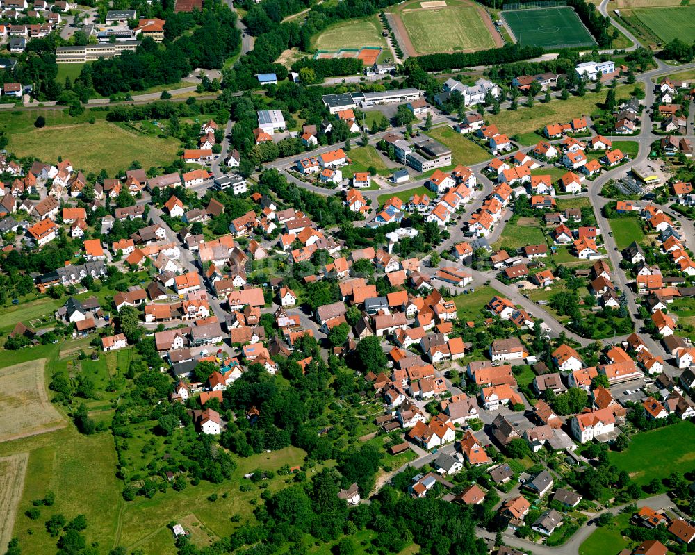 Luftbild Mössingen - Stadtzentrum im Innenstadtbereich in Mössingen im Bundesland Baden-Württemberg, Deutschland