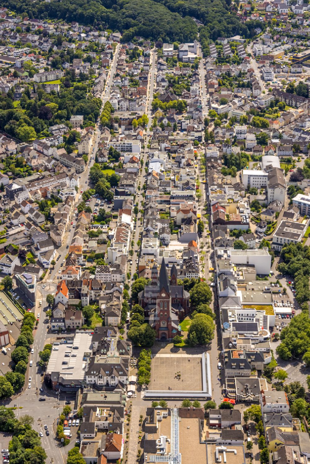 Luftbild Neheim - Stadtzentrum im Innenstadtbereich in Neheim im Bundesland Nordrhein-Westfalen, Deutschland