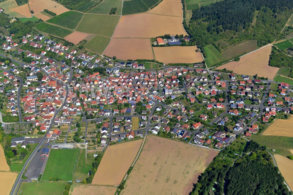 Luftbild Oberleinach - Stadtzentrum im Innenstadtbereich in Oberleinach im Bundesland Bayern, Deutschland