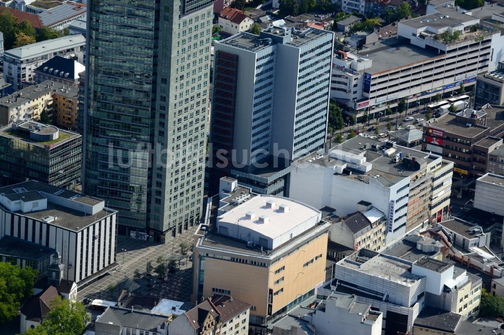 Luftbild Offenbach am Main - Stadtzentrum im Innenstadtbereich in Offenbach am Main im Bundesland Hessen