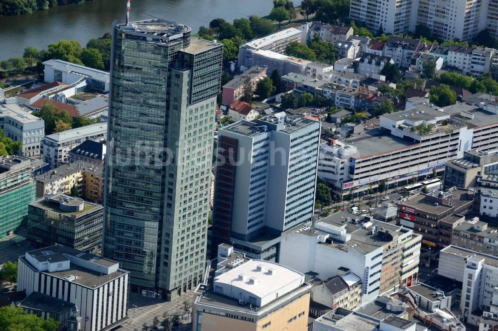 Luftaufnahme Offenbach am Main - Stadtzentrum im Innenstadtbereich in Offenbach am Main im Bundesland Hessen