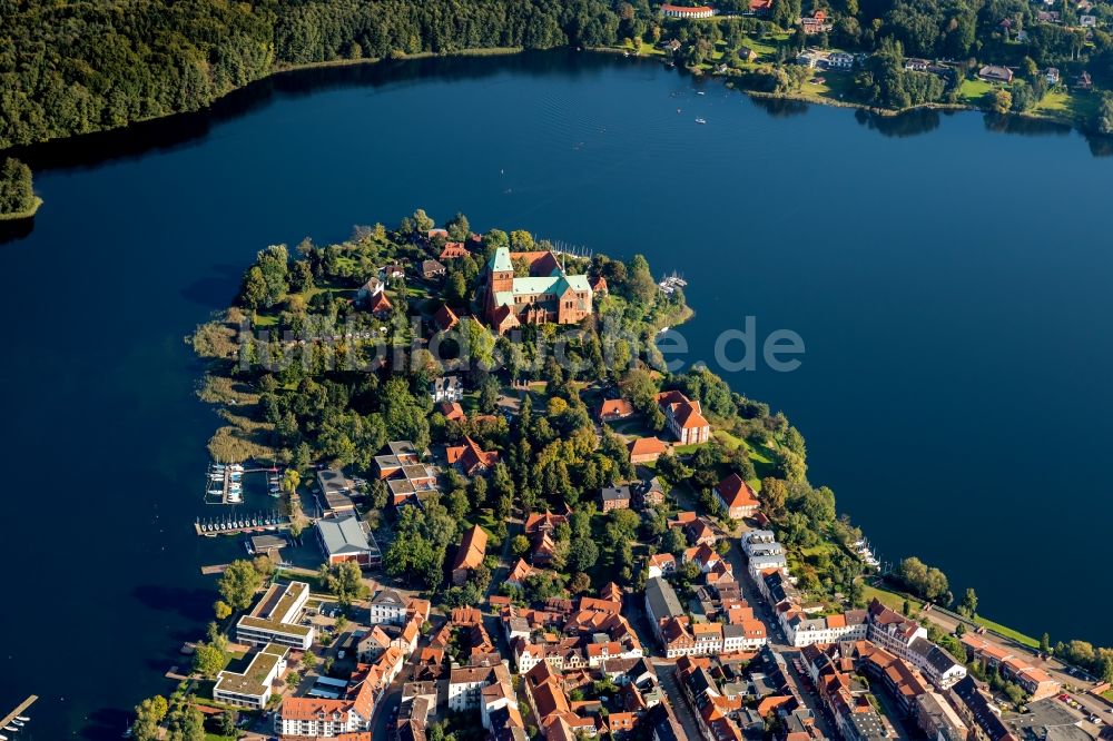 Ratzeburg von oben - Stadtzentrum im Innenstadtbereich in Ratzeburg im Bundesland Schleswig-Holstein