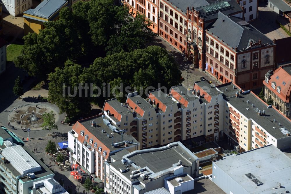 Rostock aus der Vogelperspektive: Stadtzentrum im Innenstadtbereich in Rostock im Bundesland Mecklenburg-Vorpommern