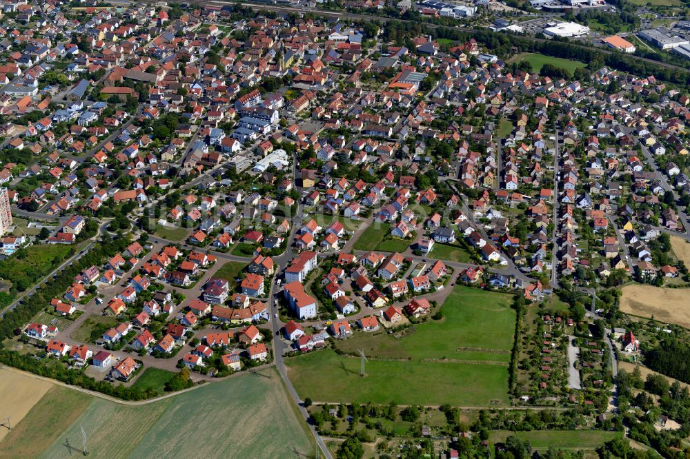 Luftbild Rottendorf - Stadtzentrum im Innenstadtbereich in Rottendorf im Bundesland Bayern, Deutschland