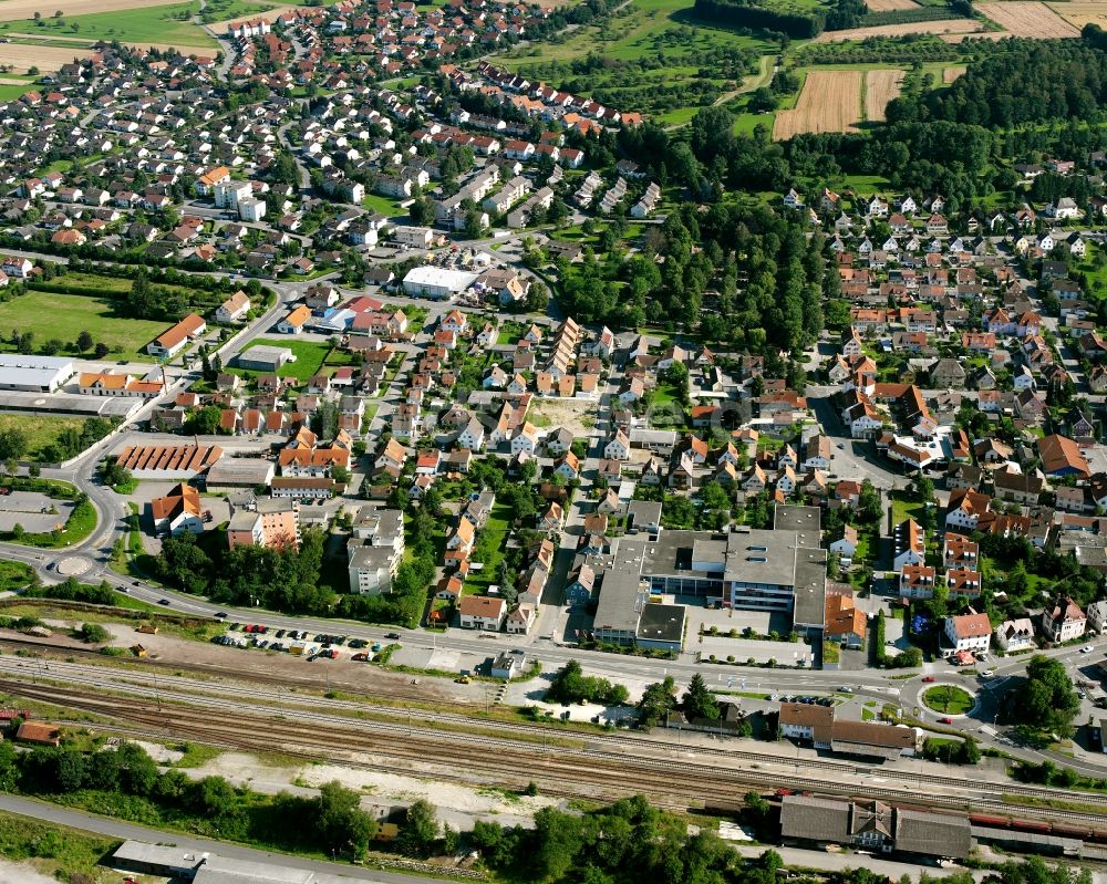 Luftaufnahme Rulfingen - Stadtzentrum im Innenstadtbereich in Rulfingen im Bundesland Baden-Württemberg, Deutschland