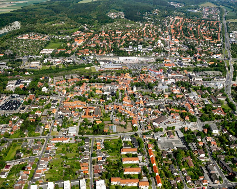 Luftbild Salzgitter - Stadtzentrum im Innenstadtbereich in Salzgitter im Bundesland Niedersachsen, Deutschland