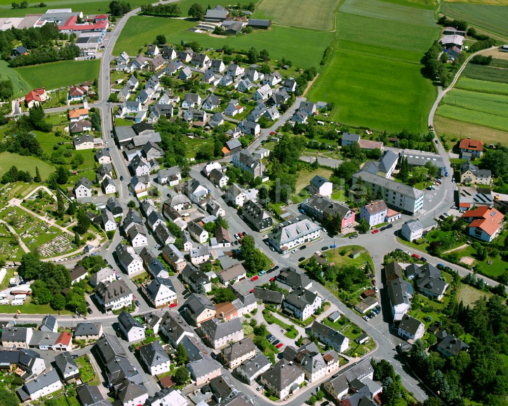 Luftaufnahme Schauenstein - Stadtzentrum im Innenstadtbereich in Schauenstein im Bundesland Bayern, Deutschland