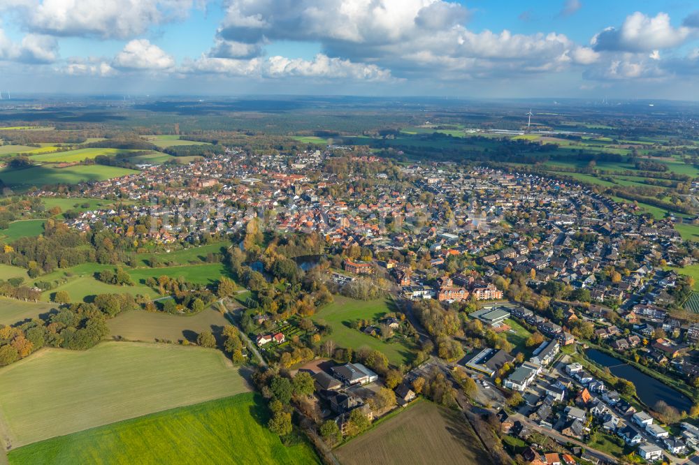 Luftbild Schermbeck - Stadtzentrum im Innenstadtbereich in Schermbeck im Bundesland Nordrhein-Westfalen, Deutschland