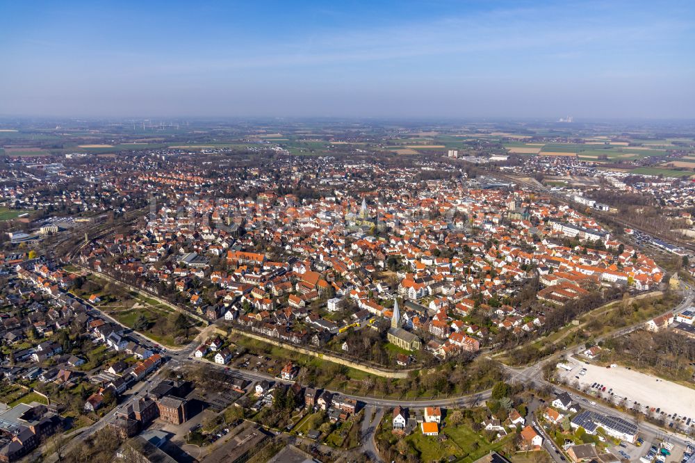 Luftbild Soest - Stadtzentrum im Innenstadtbereich in Soest im Bundesland Nordrhein-Westfalen, Deutschland