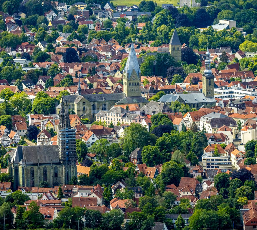 Luftbild Soest - Stadtzentrum im Innenstadtbereich in Soest im Bundesland Nordrhein-Westfalen, Deutschland