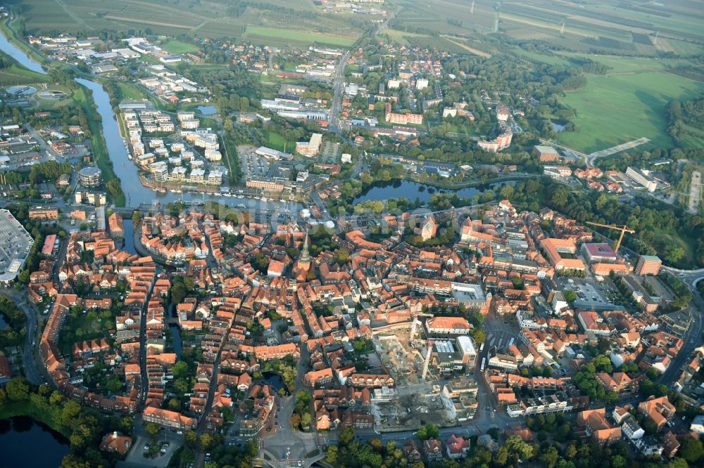 Luftbild Stade - Stadtzentrum im Innenstadtbereich in Stade im Bundesland Niedersachsen