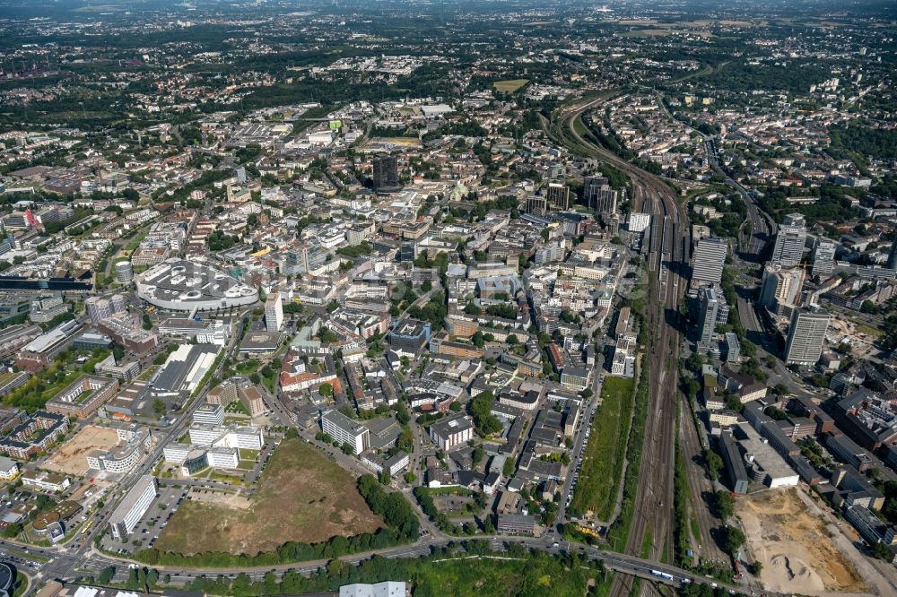 Luftbild Stadtkern - Stadtzentrum im Innenstadtbereich in Stadtkern im Bundesland Nordrhein-Westfalen, Deutschland