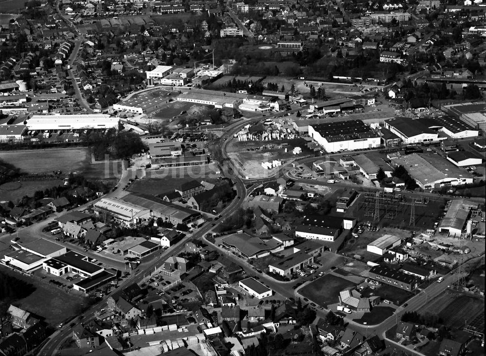 Straelen von oben - Stadtzentrum im Innenstadtbereich in Straelen im Bundesland Nordrhein-Westfalen, Deutschland