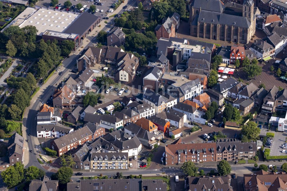 Luftbild Straelen - Stadtzentrum im Innenstadtbereich in Straelen im Bundesland Nordrhein-Westfalen, Deutschland