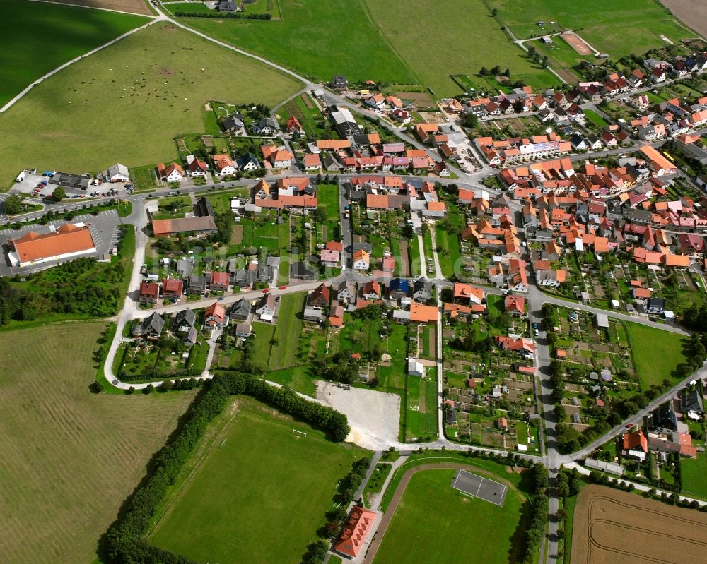 Luftaufnahme Struth - Stadtzentrum im Innenstadtbereich in Struth im Bundesland Thüringen, Deutschland