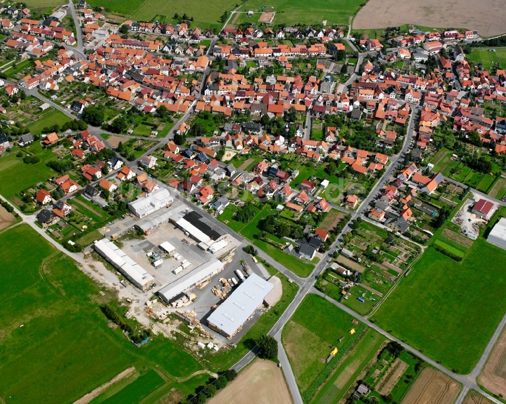 Struth von oben - Stadtzentrum im Innenstadtbereich in Struth im Bundesland Thüringen, Deutschland