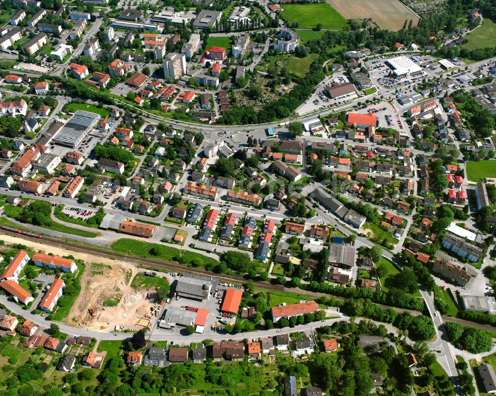 Luftbild Tiengen - Stadtzentrum im Innenstadtbereich in Tiengen im Bundesland Baden-Württemberg, Deutschland