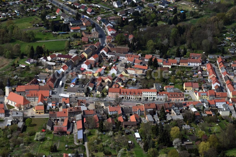 Luftbild Trebbin - Stadtzentrum im Innenstadtbereich in Trebbin im Bundesland Brandenburg