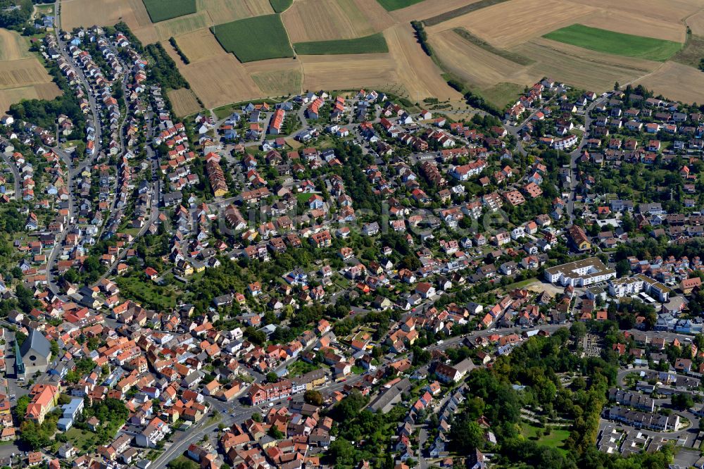 Luftbild Versbach - Stadtzentrum im Innenstadtbereich in Versbach im Bundesland Bayern, Deutschland