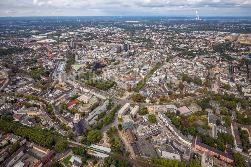 Luftbild Dortmund - Stadtzentrum im Innenstadtbereich am Wallring in Dortmund im Bundesland Nordrhein-Westfalen, Deutschland