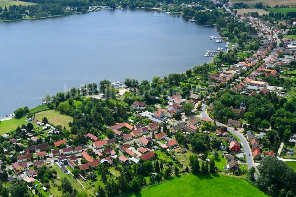 Wusterwitz aus der Vogelperspektive: Stadtzentrum im Innenstadtbereich in Wusterwitz im Bundesland Brandenburg, Deutschland