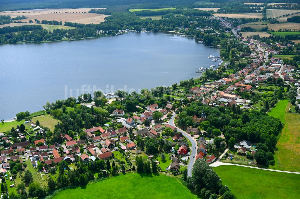 Luftbild Wusterwitz - Stadtzentrum im Innenstadtbereich in Wusterwitz im Bundesland Brandenburg, Deutschland