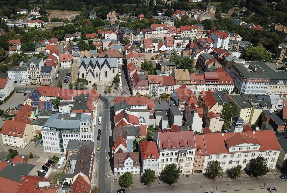 Luftbild Zeitz - Stadtzentrum im Innenstadtbereich in Zeitz im Bundesland Sachsen-Anhalt, Deutschland