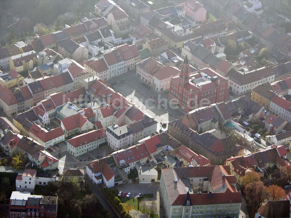 Kamenz von oben - Stadtzentrum Kamenz / Sachsen