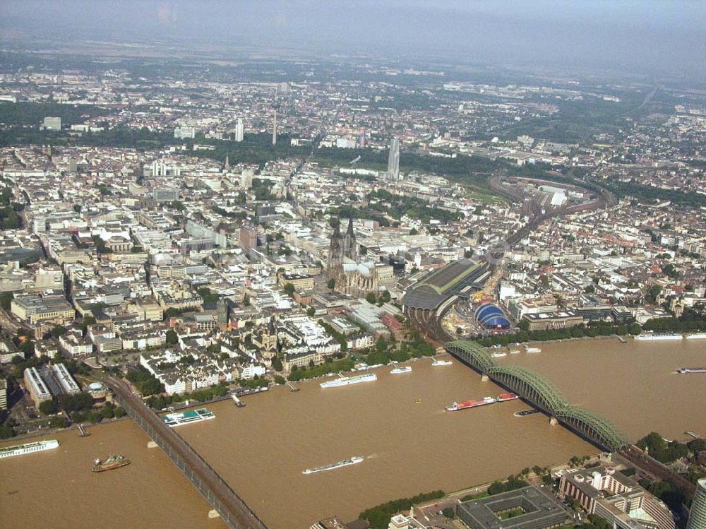 Köln aus der Vogelperspektive: Stadtzentrum - Köln (NRW)