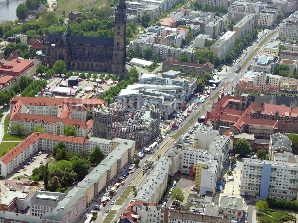 Magdeburg von oben - Stadtzentrum vom Magdeburg