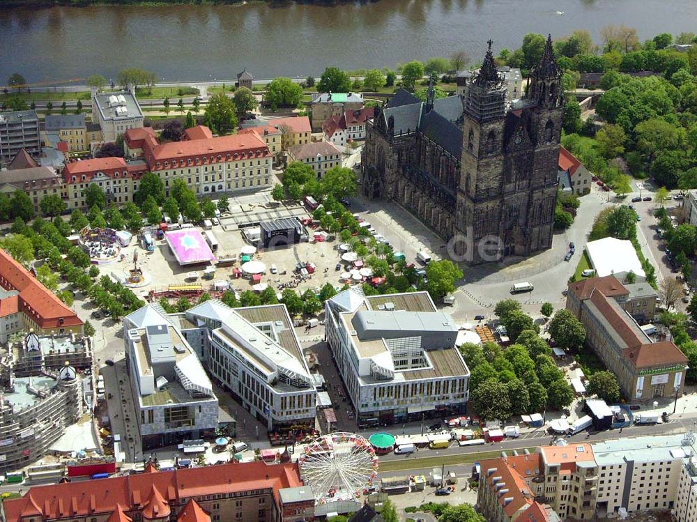 Magdeburg von oben - Stadtzentrum vom Magdeburg