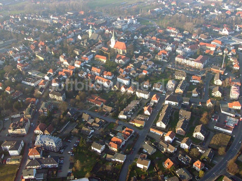 Luftaufnahme Melle - Stadtzentrum von Melle